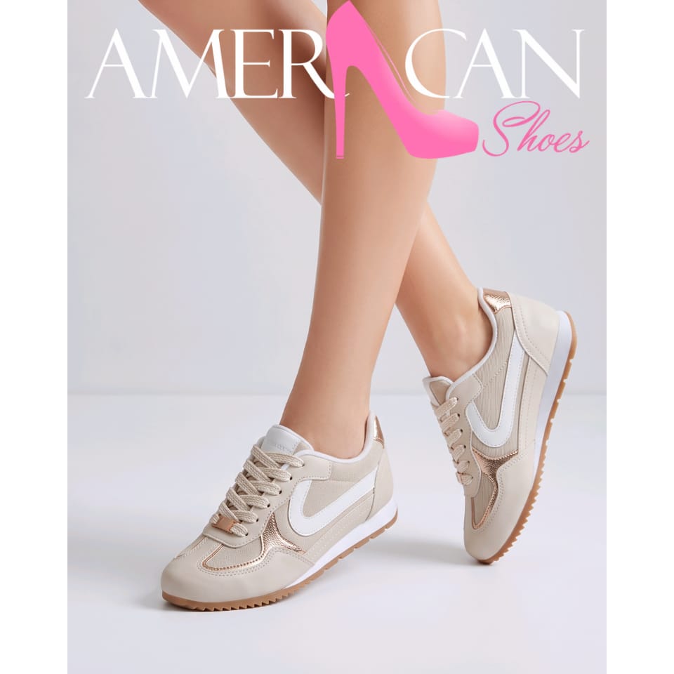 TENIS URBAN DORADO